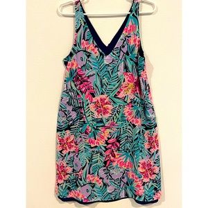 Reversible Lilly Pulitzer sleeveless swing dress; US SIZE 4